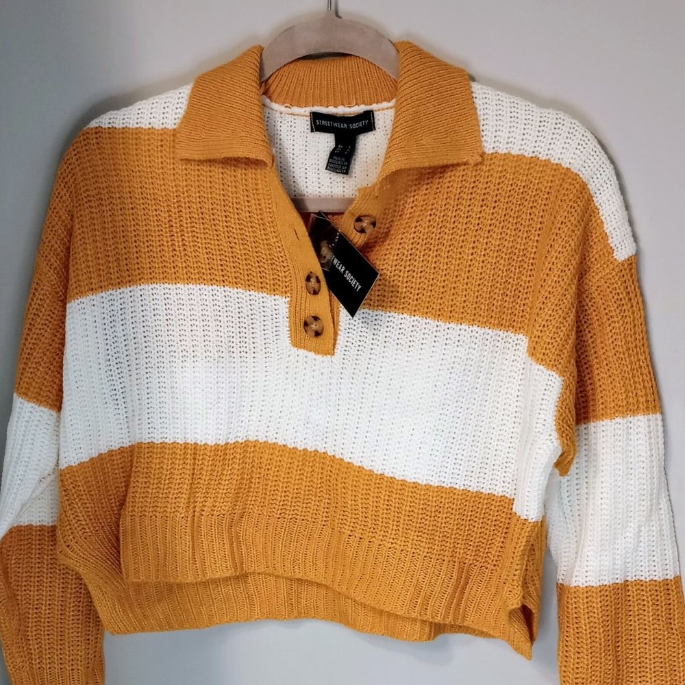 Streetwear Society cropped sweater Size S